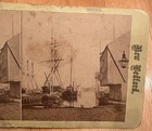 Early New Bedford Whaling Ship Stereoview Card