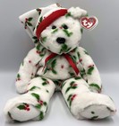 2002 Ty Beanie Buddy 1998 Holiday Teddy 14      Matching Jingle Beanie   Mwmts