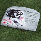 Personalized Angel Memorial Garden Stone Yard Cemetery Departed Grave Marker