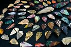     202 Pc Flint Arrowhead Oh Collection Project Spear Points Knife Blade    