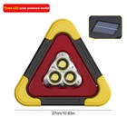 5 Modes Car Emergency Warning Triangle Led Lights Solar Charging Road Side Light