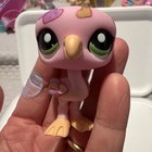 Littlest Pet Shop Lps Mini Deco Pets Great Dane Dog Flamingo Cat 3 Pack Set Rare
