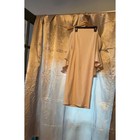 Calvin Klein Sheath Dress Off The Shoulder Bell Sleeve Beige Cream Cocktail 8