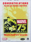 2014 Marvel 75th Anniversary Sketchafex Sketch Card Of Loki By Joe Stpierre 1 1