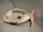 4 Antique Chinese Hand Painted Fish-shaped Dishes From Qing Dynasty 