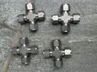 Swagelok Cross Tee Lot Of 4 1 2    Tube Od Compression Fitting Stainless Steel 316