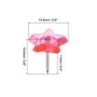 100pcs Push Pins  Pentagram Shaped Thumb Tack For Office Cork Board  Multicolor