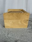 Vintage Mcm Set Of 6 Wood Coasters W carrier