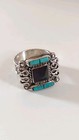 Matl Matilde Poulat Ring Original Taxco Mexico Solid Silver 925 Amethyst