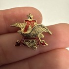 Anheuser busch Budweiser A   Eagle Metal Lapel   Hat   Tie Pin
