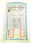 China 1913 Lung-tsing-u-hai Railway Bond Super Petchili 5  Gold Loan W  Coa