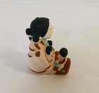 Cleo Teissedre Storyteller Navajo Figurine 1986 Pottery 6 Children Vtg