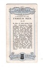 Famous Men Cigarette Card 1927  23 David Lloyd George British Prime Minister