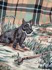 Vintage Beautiful Herman Geist Skirt Plaid Scottie Dog Scotty Scottish Terrier