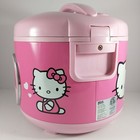 Hello Kitty Kitchen Rice Cooker Pink White Sanrio 2012  tested works  read