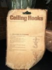 Vtg Brainerd Ceiling Planter Hooks 512ab Plaster Wood Mount Made In Us Boho Deco