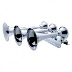 United Pacific 46145 Train Horn  Lh  3 Trumpet Horizontal  Chrome