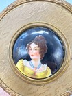 Antique French Portrait Ormolu Music Box Powder jewlery Box Rare Works