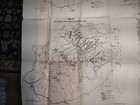 1914 Wwi Ww1 German Military Campaign Into Poland 7 Battles Map Onion Paper