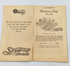 Starrett Tools Supplement To Catalog No  25 29 Pages Troy Hardware Co Advert