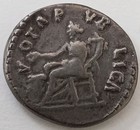 Ancient Roman Empress Plautilla Silver Denarius Vota Pvblica Ad 202-205