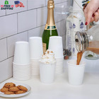 Litopak 400 Pack 8 Oz Disposable Paper Coffee Cups  White Paper Hot Coffee Cups 