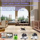 Movable 2mp Dual Lens Dual Screen Pet Cat Running Robot Wifi Smart Mobile Camera
