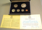 1973 First British Virgin Islands Proof Set Sterling Silver By The Franklin Mint