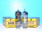 6ah6 Nos Sylvania Vintage Radio Audio Amplifier Vacuum Tubes 2 Valve Tested 6ah6