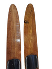 Vintage Hebe Custom Water Skis Pair Wood 57  Decor Or Restore 