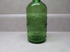Vintage Anchor Hocking Gren Glass Bottle Thomas Jefferson Bicentennial 1776-1976