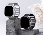 Magnetic Stainless Steel Strap tpu Case For Apple Watch 11 10 9 8 7 Se Ultra 3 2