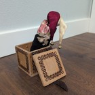 Vintage  77 Front Porch Toys Handmade Jack In The Box Toy