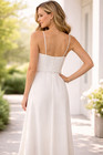 Alfred Angelo Ivory Beaded Empire Waist Formal wedding Gown- Size 12