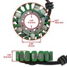 Stator For Kawasaki Mojave 250 Ksf250a Ksf 250a 1987-2000 Magneto   21003-1155