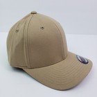 Yupoong Adult Size S m Tan Plain The Original Flexfit Stretch Fit Cap Hat