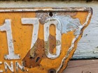 Vintage 1951 Tennessee License Plate - Hamilton County