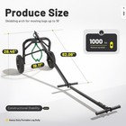 Heavy Duty Log Dolly 1000 Lb Capacity Log Holder Cart Skidder 16  Logs