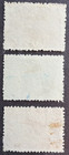 Nepal 1907 Sc  26-27  29 Lot Of 3 Used Siva Mehadeva White European Wove Paper