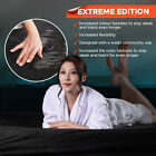 Eroticgel King Extreme Black Waterproof Fitted Massage Sheet 72   X 80     14  