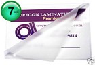 500 Hot 7 Mil 12x18 Menu Laminating Pouches 12 X 18 Clear For 11 X 17 Sheets