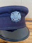 Vintage Hamilton Fire Department Uniform Hat Cap Badge Station  10