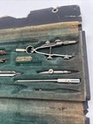 Vintage Eugene Dietzgen Co Drafting Tool Set Engineering   Case Elementary  1095