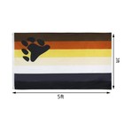 Ardour Van Fgall Staont Bear Pride Flag 3x5ft With Vivid Color And Uv Fade Re   