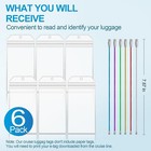 5 66 Pack Cruise Luggage Tag Holders For Carnival Ncl Princess Msc Cruise Ships