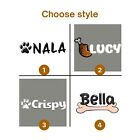 Personalized Pet Bowl With Custom Name Stainless Steel Non Slip For Cats Dogs