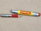 Vintage Drink Coca-cola Red And Yellow Bullet Pencil Nrmt Condition