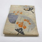 7363  Japanese Antique Nagoya Obi Belt Kimono Fabric Silk Traditional Summer