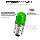 New Styles   red   Green 12-18v Screw Base Led Bulb For American Flyer Accessories