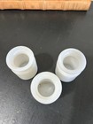 Vintage Milk  Glass Creamer  Bottles  2 Inches Tall Set Of 3